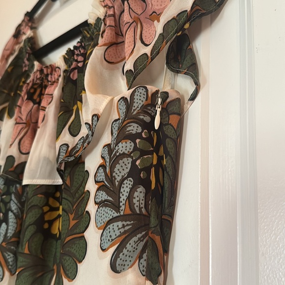 LOFT Floral Off the Shoulder Lined Maxi Dress - Picture 8 of 8